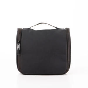 Custom Logo Polyester Hanging Toiletry Storage Bag High Quality Wash Bag With Zipper for Women and Men
