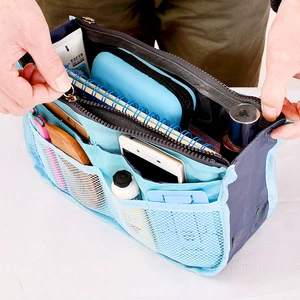 Multifunctional Toiletry Bag Canvas Rectangle Large Capacity Storage Bag For Bathroom Everyday Use Solid Color