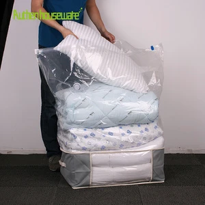 Airtight Vacuum Space Saver Storage Bags for Home Organization Compression Storage for Bedroom Closet Plastic Clothes Bedding