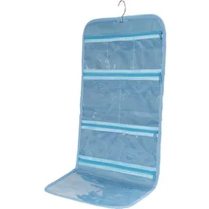 Foldable Clear Hanging Toiletry Bag Cosmetic Organizer Storage Bathroom Use