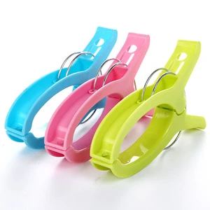 Wholesale Plastic Heavy Duty Laundry Clothes Quilt Pins Clips With Spring Beach Towel Clips For Chairs
