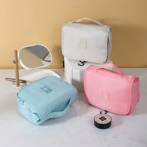 Rainproof Oxford Portable Travel Storage Bag Hanging Hook Large Capacity Bathroom Cleaning Organizer for Toilet Makeup Tools