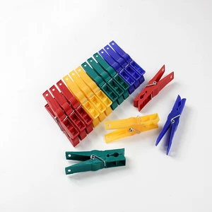 High Quality Factory Plastic Spring Clothespins Laundry Clip for Bags Jewelry Tools for Outdoor and Kitchen Use