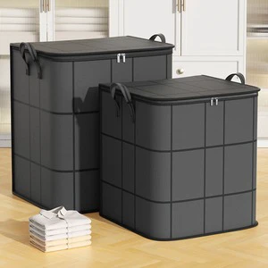 Large-Capacity Waterproof Wear-Resistant Portable Storage Bag Thickened Composite Material for Clothing Quilt Organizing Folding