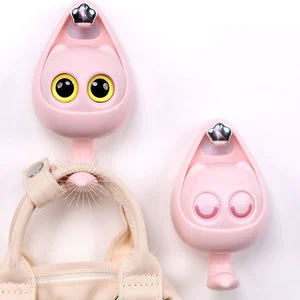 Creative Coat Hooks Storage Plastic Bag Buckle Adhesive Wall Hook for Bag hang