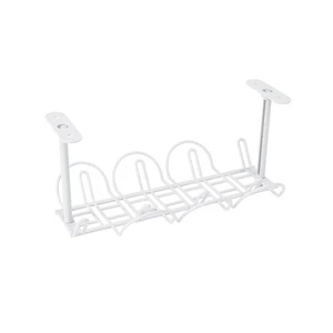 Hot Selling Cable Wire Rack Table Bottom Hanging Basket Shelf Organizing Plug-in Cable Board Storage Rack