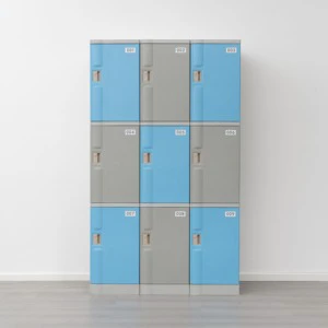 Factory Direct Sales Assembled Eco-Friendly Durable Storage Cabinets Key Lock Waterproof Moisture-proof for Schools Gyms Hotels