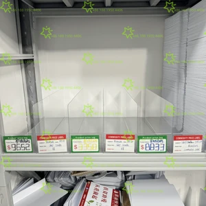 Fashionable Crystal-Like PVC Shelf Organizers - Tidy Cabinets & Store Shelves