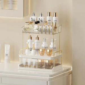 Beauty Storage Cosmetic Organizer with Drawer Makeup Drawer Organizer and Holder Storage Containers Makeup Organizers