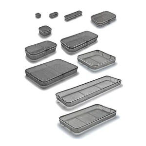 High Quality Stainless Steel Manual Handheld Wire Mesh Trays & Baskets