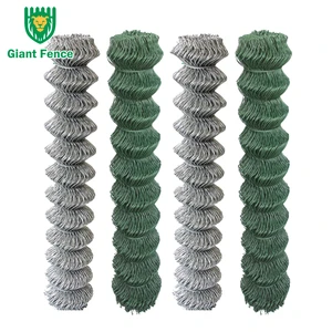 Wholesale PVC Coated 6ft & 8ft Tall Chain Link Fence Made With Galvanized Iron Wire