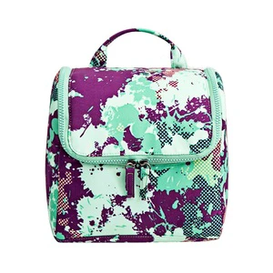 Large Capacity Cosmetic Storage Bag Portable Bathroom Shaving Toilet Kit Organizer Camouflage Hanging Travel Toiletry Bag Women