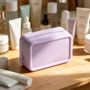 Customizable Water Resistant Makeup Bag for Women Zipper Closure for Toiletry Case with Personalized Logo Design Cosmetic Bags