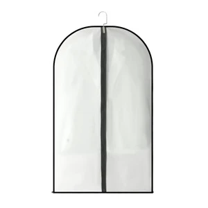 YiMing Clothing Dust Covers Bulk Coat Suit Jacket Storage Dust Bags Clothes Hanging Bags 60x80cm PE Material Hook Type