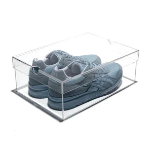 Large Clear Rectangular Luxury Acrylic Shoe Storage Box