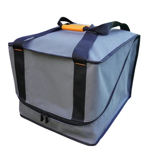 20+ Years Factory Outdoor Camping Robust Canvas Portable Toilet Storage Bag with PVC Lining