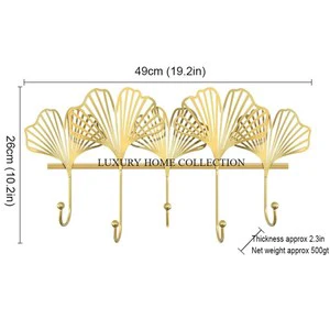 Unique Shaped Eco-Friendly Metal Wall Hooks Hangers for Modern Homes with Playful Artistic Design Enhance Decor Clothing Hanging