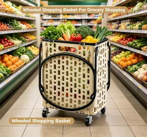 Foldable Shopping Basket For Grocery And Market Use Popular In US UK And Germany