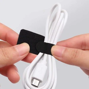 Self-Adhesive Cable Organizer for Computer Data Cable Storage and Bundling Wire Organizer Accessory