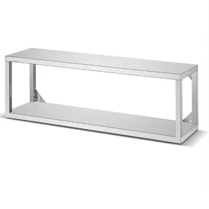 Wall Mounted 304 Stainless Steel Floating Shelf Pipewall Design for Home Kitchen Hotels & Restaurants Home Office Storage