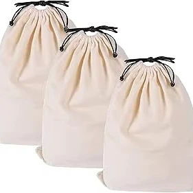 Ready to Ship Wholesale Cloth Dust Bag Custom Logo Drawstring Storage Dust Pouch for Garment Shoes Jewelry Handbag Protection