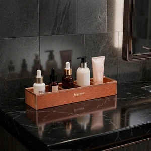 Modern Rectangle Home Organization HPL Storage Box Cosmetics Makeup Organizer Storage Makeup Storage Box