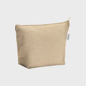 Sustainable Recycled Cotton Toiletry Bag Storage Bags for Bathroom Use Eco-Friendly Beauty Case 1-3L Capacity Minimalist Design
