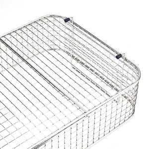 Open Wire Basket for Supermarket Display, Produce Storage, and Merchandising