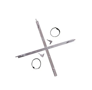 Heavy Duty Galvanized Steel Cable Storage Bracket for Overhead Line Telecomunicaes Suporte Pole Hardware Fittings