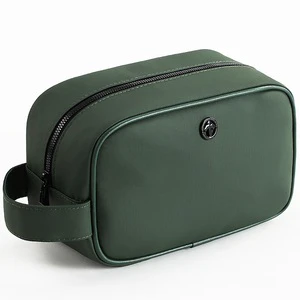 OEM Portable Dopp Kit Skincare Storage Organizer Toilet Bag Waterproof Designer Pu Toiletry Bag Travel Hanging Wash Bag for Men
