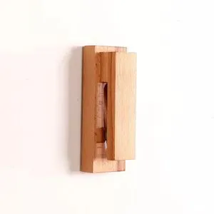 Creative Solid Wood Towel Rack Hooks No Punching Invisible Storage Rack for Bath & Kitchen Wall Sign & Wooden Boxes Crafted