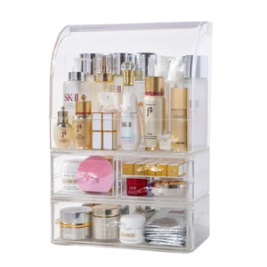 Factory Hotselling Cosmetic Jewelry Organizer Home Acrylic Case Clear Storage Case Lipstick Makeup Box