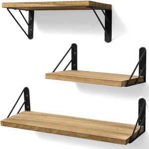 Multifunction Wall-Mounted Shelf Rectangular Bedroom Living Room Storage Decorative Rack Heavy Duty Wall Shelf Brackets