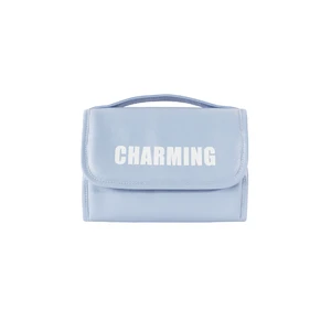 Luxury Pu Leather Women Makeup Cosmetic Brush Tools Storage Organizer Toilet Travel Bag Travel Accessories for Women