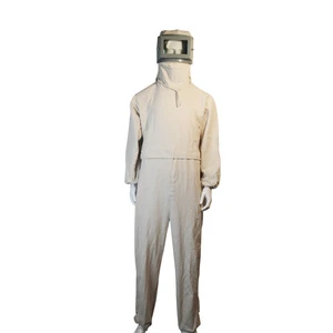 Labor Protection Safety Clothing Fireproof Sandblasting Workwear Dustproof Canvas Paint Coverall Protective Suit Spray Painting