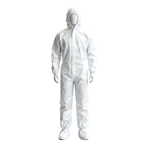 Disposable Blue Breathable PP Material One-piece Waterproof Anti-Chemical Protective Clothing Foot Cover Dust-free Safety Gear