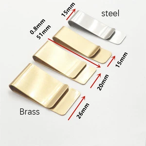 Premium Luxury Classic Brass & Stainless Steel Bag Clips for Leather Belts and Bags