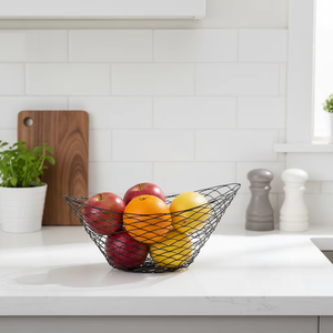 Household Decoration Most Popular Metal Wire Storage Basket Fruit Basket