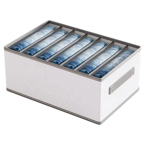 OEM Foldable Drawer Socks Underwear Bra Box Storage Cube Standing Clothes Basket Home Storage Organization Fabric Storage Box