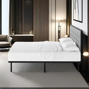 Ensemble Plat Fer Acier Grande Taille Pleine Grandeur Accessoires De Mobilier De Chambre Base Cadre De Lit