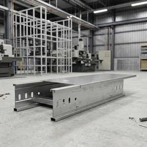 Pre Galvanized Oversize Perforated Large Span Tray 100x50 150x50 200x100 300x150 500x150 Solar Farm Outdoor Cable Wiring Trough