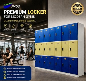 Customizable Factory Wholesale Waterproof Moisture Resistance Staff Dressing Gym Plastic Storage LockerJMDS-303 PVC ABS Cabinet
