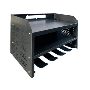 Wall Mounted Rack Pegboard Tool Storage Rack Power Tool Shelf Storage for Garage Home Workshop