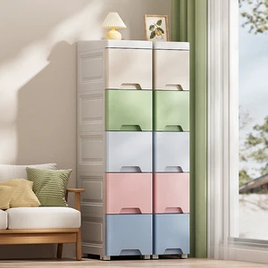 14/18/25cm Wide Slim Plastic Drawer Storage Cabinet Narrow Bathroom Gap Organizer Thickened Multi Layer Storage Cabinet