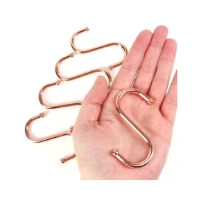Creative Metal House Hold Hooks Key Holder for Wall Multifunctional Metal Hanger Family Storage and Natural Craft