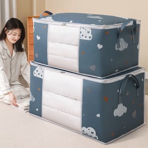 Dustproof Zipper Storage Bag for Extra Large Quilt and Clothing Organizer