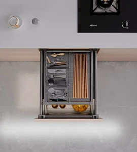 Durable Kitchen Cabinet Pull-Out Basket Organizer with Multi-Layer Storage Rack for Space-Saving Storage