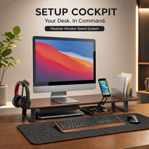 Hot Sale MDF Material Desk Shelf Modern Desktop Storage Organizer Rack
