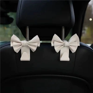 Creative Multi-Functional Female Hook for Car Invisible Seat Back Storage Interior Accessories Cartoon Style PVC Material 4