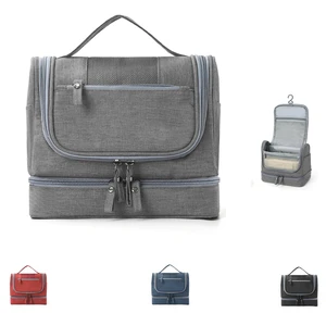 Lady's Waterproof Hanging Travel Bathroom Toiletry Case Hanger Wash Pouch Beauty Storage Bags Portable Convenient Solution